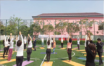 上海城市业余联赛户外瑜伽交流大会